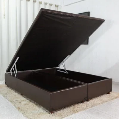 Alternative view of Base Box Baú Queen Prime Korino Café 158X198X43