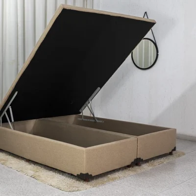 Base Box Baú Queen Prime 158x198x43 Linho Bege