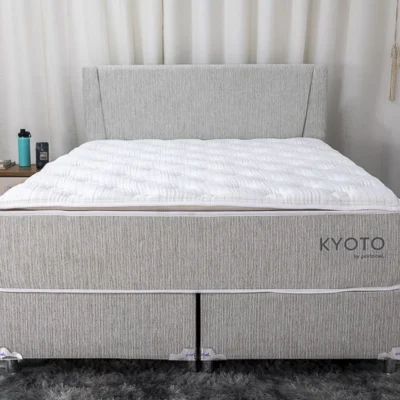 Alternative view of Conjunto Base Box Queen Kyoto + Colchão Queen Kyoto + Cabeceira Kyoto
