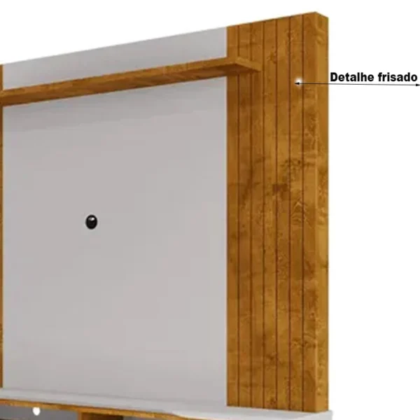 Home Atalaia Larg. 1.80m C/Detalhe Frisado Para TV até 75" - Imagem 4