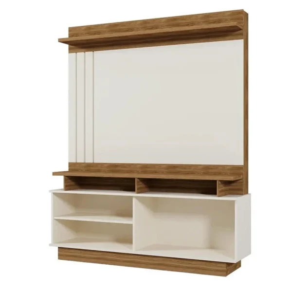 Home Goiás Larg. 1.50m C/Detalhe Ripado Para TV até 55" - Imagem 2