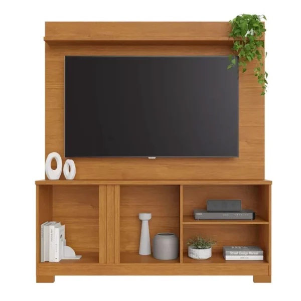 Home União Candian Larg. 1.36m Detalhe Ripado Para TV até 56" - Imagem 2