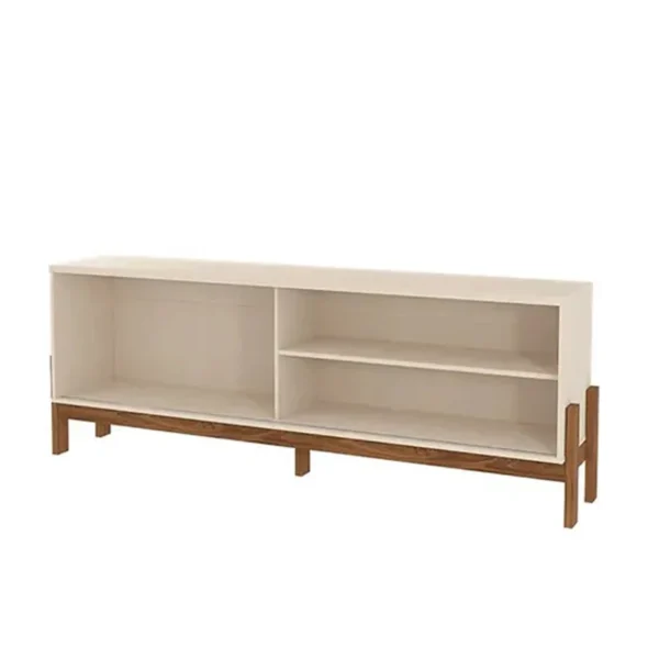 Rack New Aurora Larg. 1.88m C/Detalhe Ripado Para TV até 75" - Imagem 2