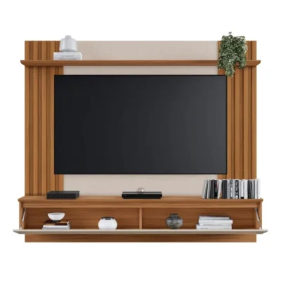 Alternative view of Painel NT 1365 Larg. 1.60m C/Detalhe Ripado Para TV até 65"