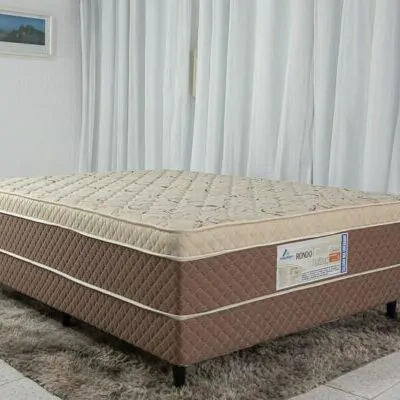 Cama Box Casal Ortopédico com Espuma D33 Rondoconfort