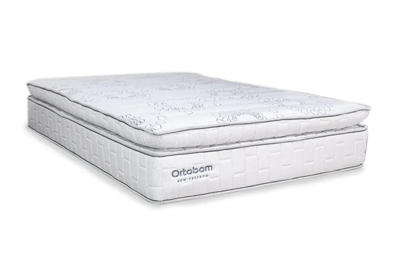 Colchão Queen New Freedom Molas Ensacadas e Pillow Top Espuma D33 Ortobom (1)