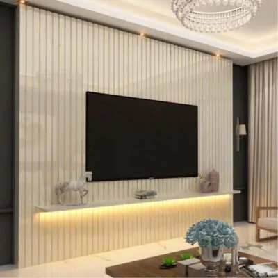 Painel Nobre Larg. 2.30m Ripado CLed Para TV até 85 (1)