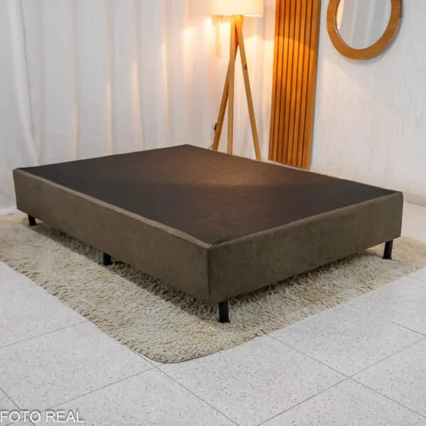 Box Casal Nosso Sonho 138x188x37 Sued Marrom (1)