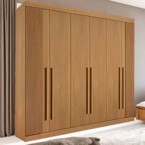 Guarda-Roupa Da Vinci Plus Ripado Larg. 2.75m 6 Portas 6 Gavetas - Imagem 2